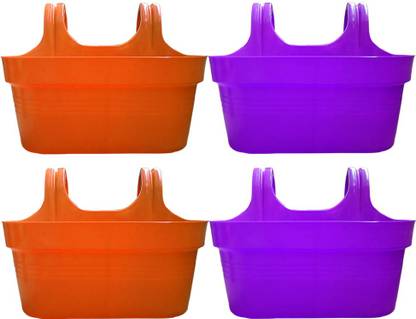 Anand vatika Double hook Pot New Plant Container Set
