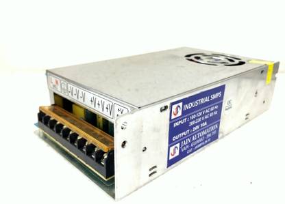 JAIN AUTOMATION 24V 10A SMPS SMPS SWITCH MODE POWER SUPPLY 24 Watts Server PSU with 9 SATA Cables