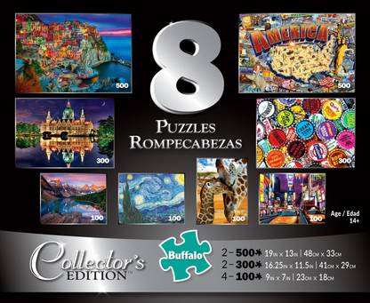 Buffalo Games 8-In-1 Collectors Edition Jigsaw Puzzles By [Cat_5028]