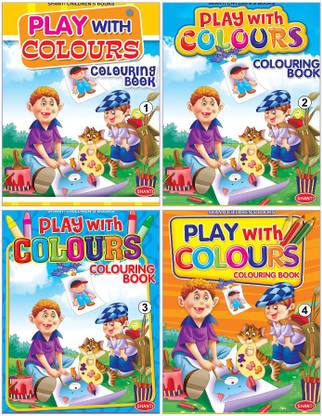 Play With Colours Colouring Books Combo Of 4