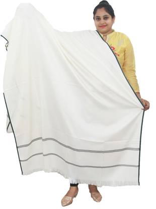 KAVIM Pashmina Solid Women, Men Shawl