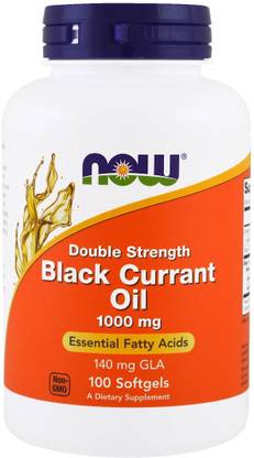 Now Foods Black Currant Oil, 1,000 mg, 100 Softgels
