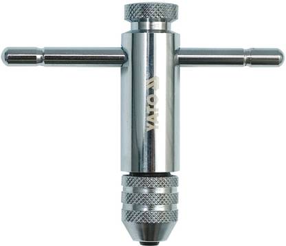 यतो YT-2990 Polished chrome Tap Wrench with Reverse and Forward action M5-M12 Ratchet M5-M12 mm एकतरफा रैचेट रिंच
