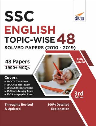 Ssc English Topic-Wise Latest 48 Solved Papers (2010-2019)