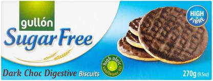 Gullon Sugar Free Dark Chocolate Digestive Biscuits High Fiber Biscuit