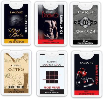 RAMSONS Secret Code, Exotica, Black, Champion Pocket Perfumes 18ml Pocket Perfume  -  For Men & Women