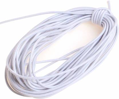 nawani Elastic Thread and Cord White Elastic
