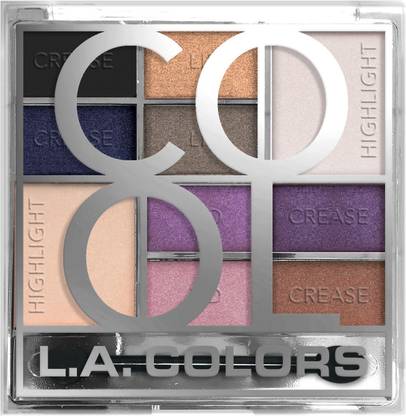 L.A. COLORS 10 Color Eyeshadow Palette- 20 g