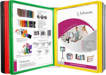 Infomate Polypropylene Wall Hanging 5 folders