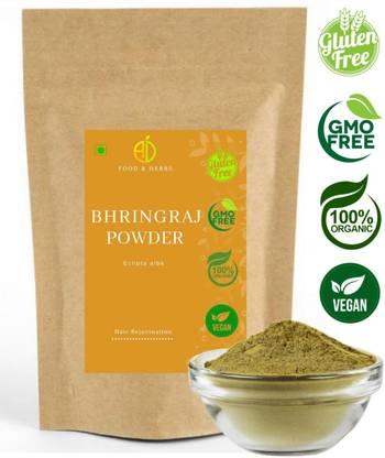 A D FOOD & HERBS ORGANIC BHRINGRAJ / KESH RAJ / DAISY DRY LEAVES POWDER (50 G)