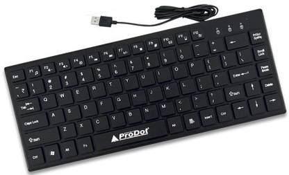 PRODOT KB-217m USB Wired USB Standard Multi-device Keyboard Compatible with Desktop, Laptop, Mac