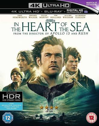In the Heart of the Sea (4K UHD + Blu-ray + Digital Download) (2-Disc Set) (Region Free + Slipcase Packaging + Fully Packaged Import)