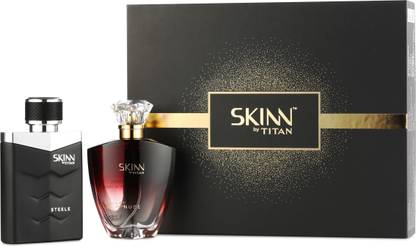 SKINN by TITAN Fragrances Pair Nude and Steele Perfume  -  200 ml