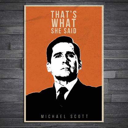 The office Tv series Michael Scott Poster Paper Print