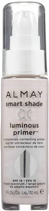 Almay Smart Shade Cc Luminous Primer - Clear - 0.1 Oz [Cat_442] Primer  - 50 ml