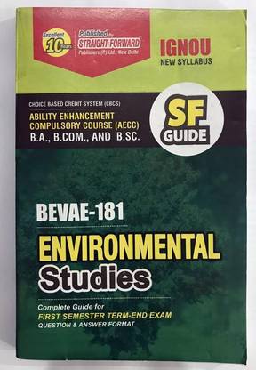 BEVAE 181 Environmental Studies Guide Book In English Medium