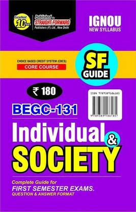 BEGC 131 Individual & Society Guide Book In English Medium