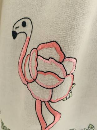 MODARTA Pashmina, Wool Embroidered, Animal Print Women Shawl