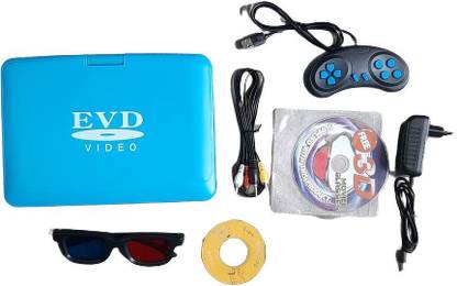 VK MART 9.8 inch DVD Player with Screen Rotation USB AV Memory Card 9.8 inch DVD Player