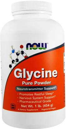 Now Foods Glycine, Pure Powder, 1 lb (454 g)