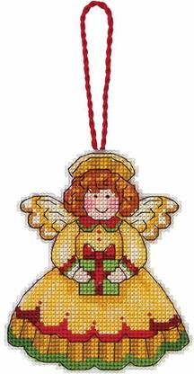 DIMENSIONS Counted Cross Stitch Angel Ornament