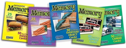 Stages Learning Set di Memory Card Reale Foto Giochi di concentrazione
