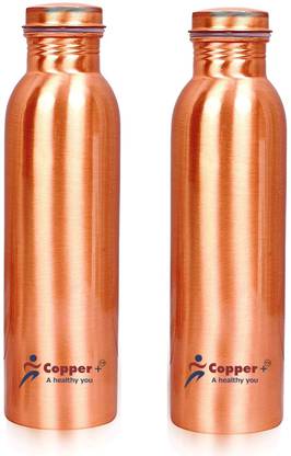 Copper + copper bottle pack of 2, 750ml 750 ml Bottle