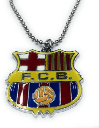 Aura FC Barcelona Football Club FCB Full Metal Single Sided Car Hanging Ornament