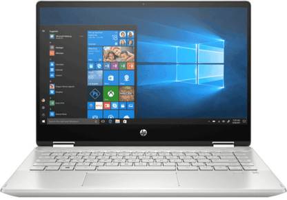 HP Pavilion x360 14 Intel Core i3 10th Gen 10110U - (4 GB/1 TB HDD/256 GB SSD/Windows 10 Home) 14-dh1008TU 2 in 1 Laptop