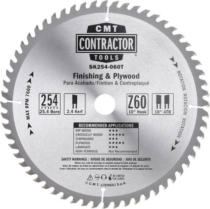 315mm Z=36 ATB Id=30 CMT Table Rip Saw Blade