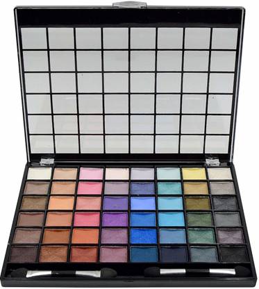 BYS Large Eyeshadow Palette Clear Cover Case, Matte And Shimmer 4.54 g