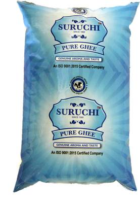 Suruchi Full_ Boiled_ Buffalo Ghee 1000ml Pouch