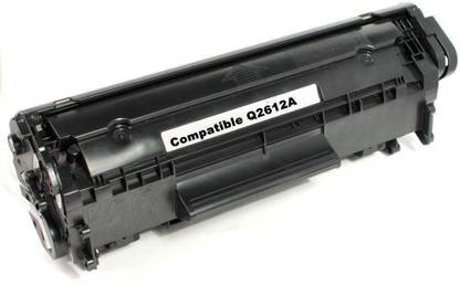 Etake Toner 12 A Cartridge Compatible for Black Ink Toner