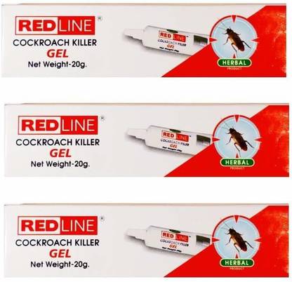 Red Line Cockroach Killer & Repellent Gel (20g * 3 Nos)