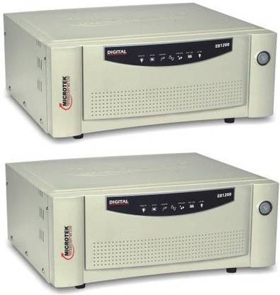 Microtek UPS EB 1200VA Square Wave Inverter PACK OF 2 Square Wave Inverter