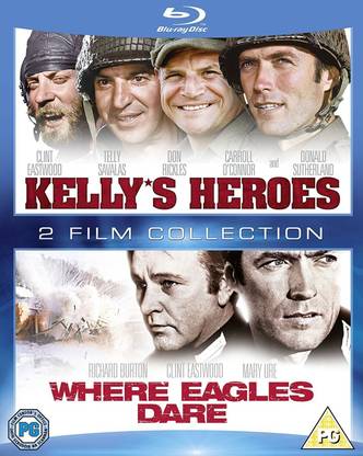 Clint Eastwood 2 Movies Collection: Kelly's Heroes + Where Eagles Dare (2-Disc Set) (Region Free + Fully Packaged Import)