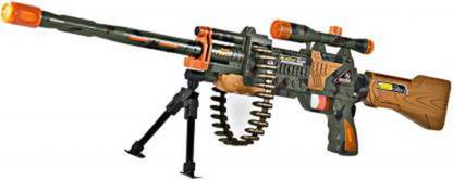 KidsBazaar Army Gun Toy with Bullet belt Guns & Darts