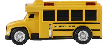 Dickie Simba Battery Operated School Bus with Light and Sound - 15 cm