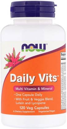 Now Foods Daily Vits, Multi Vitamin & Mineral, 120 Veg Capsules