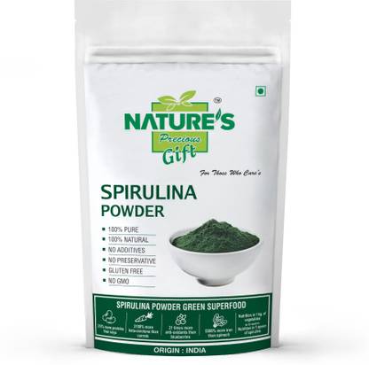 Nature's Precious Gift Spirulina Powder - 100 GM