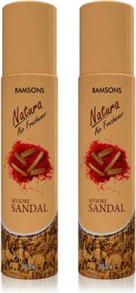 RAMSONS Sandal Spray Sandal Air Freshener 250ml Each (Pack Of 2)