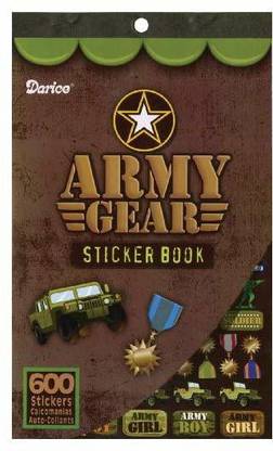 Grindatti Sticker Book 9-1/2"X6"-Army Gear-600 Stickers
