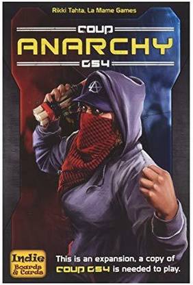 Indie G54 Anarchy (Coup Rebellion G54 Expansion) Strategy & War Board Game