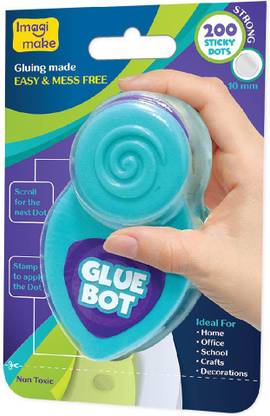 Quill On Imagimake Glue Bot - Glue Dots Set of 200 for Art, DIY,