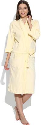 CHILEELIFE Beige Free Size Bath Robe