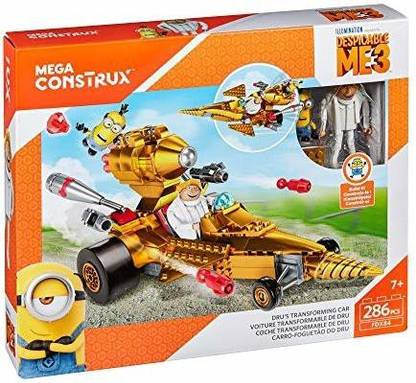 MEGA Despicable Me 3 Dru's Transforming Car Building Set