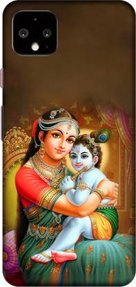 CASEMANTRA Back Cover for Google Pixel 4, G020I - krishna ji Print