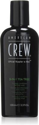 AMERICAN CREW 3-in-1 Tea Tree Shampoo, Conditioner