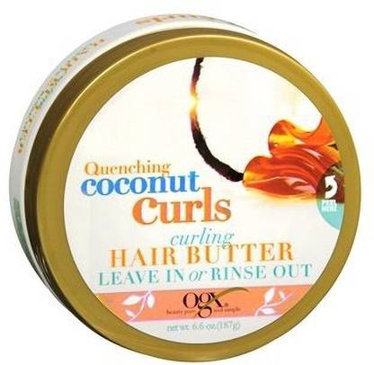 (OGX) Organix Quenching Coconut Curls Curling Hair Butter Hair Gel