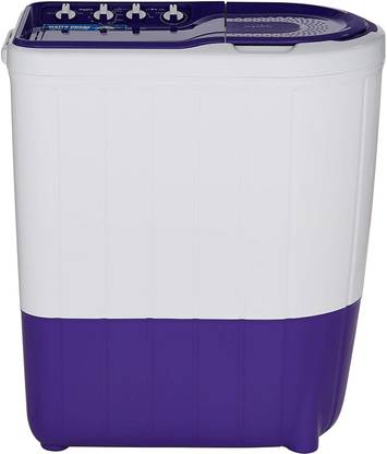 Whirlpool 7 kg 5 Star,Turbo Scrub Technology Semi Automatic Top Load Washing Machine White, Purple